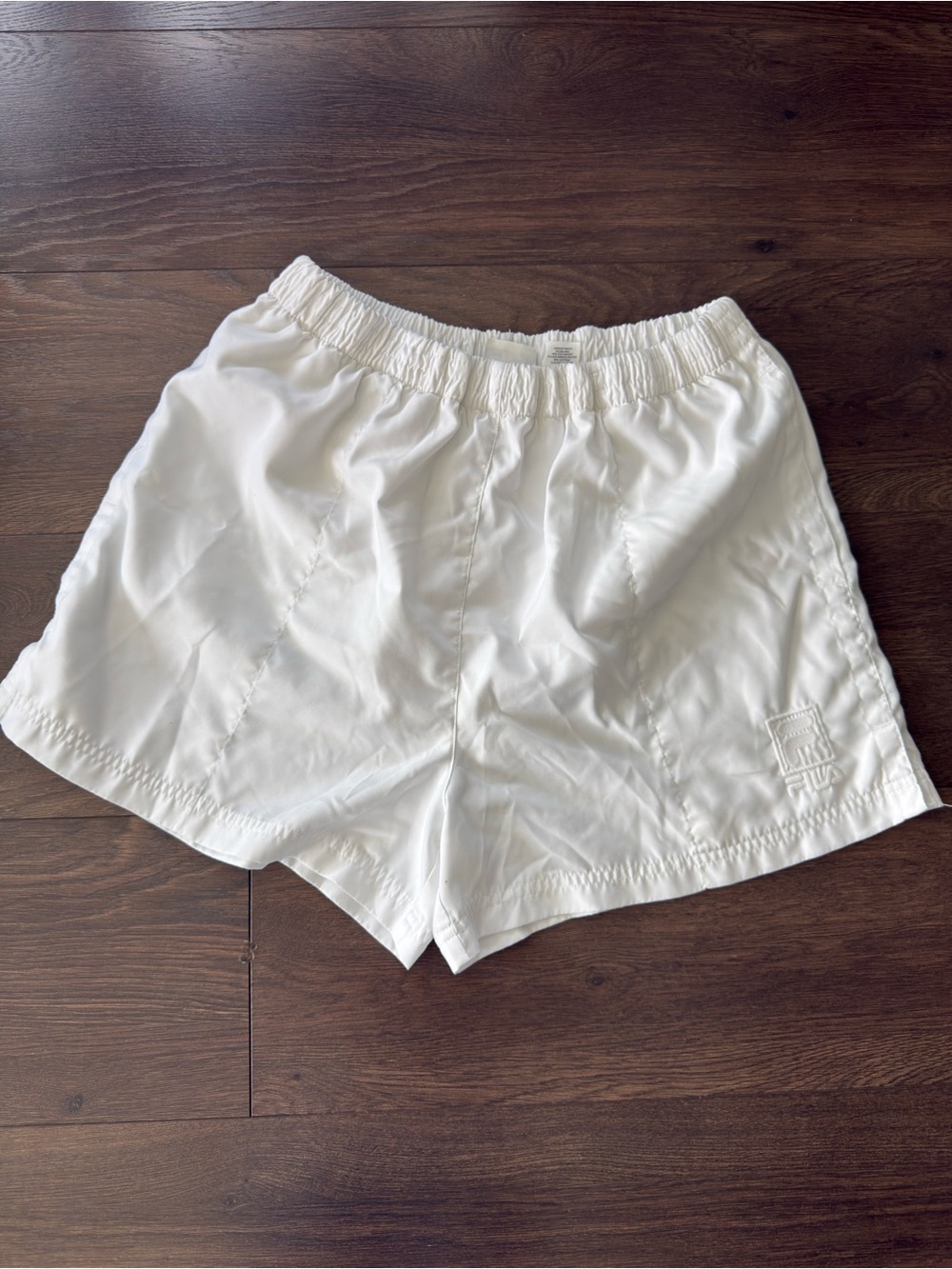 Vintage Fila Men’s White Tennis Shorts Size Medium